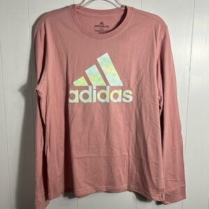 NWT Adidas Long Sleeve T-Shirt Multi Sport Camo GT Mauve
